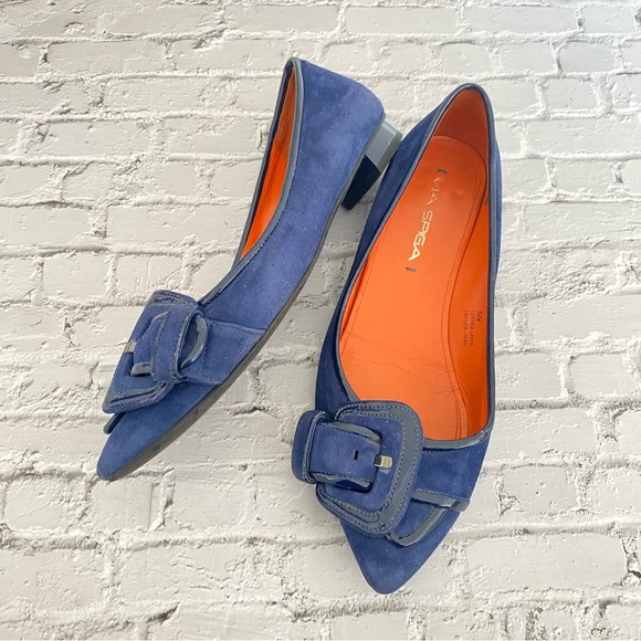 VIA SPIGA - DEANDRA MARINE BUCKLE FLATS - Picture 6 of 6